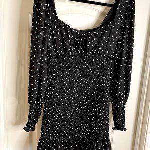 Forever 21 polka dot smock dress
